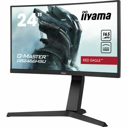 iiyama G-MASTER GB2466HSU-B1 24" 165Hz 1ms 1500R Height Adjust Stand Curved LED Display