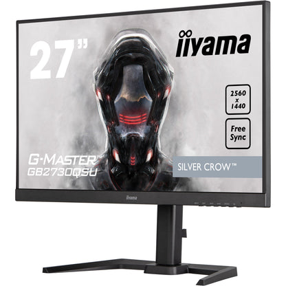 iiyama ProLite GB2730QSU-B5 27" 2560x1440 1ms Silver Crow Gaming Monitor with Height Adjust Stand