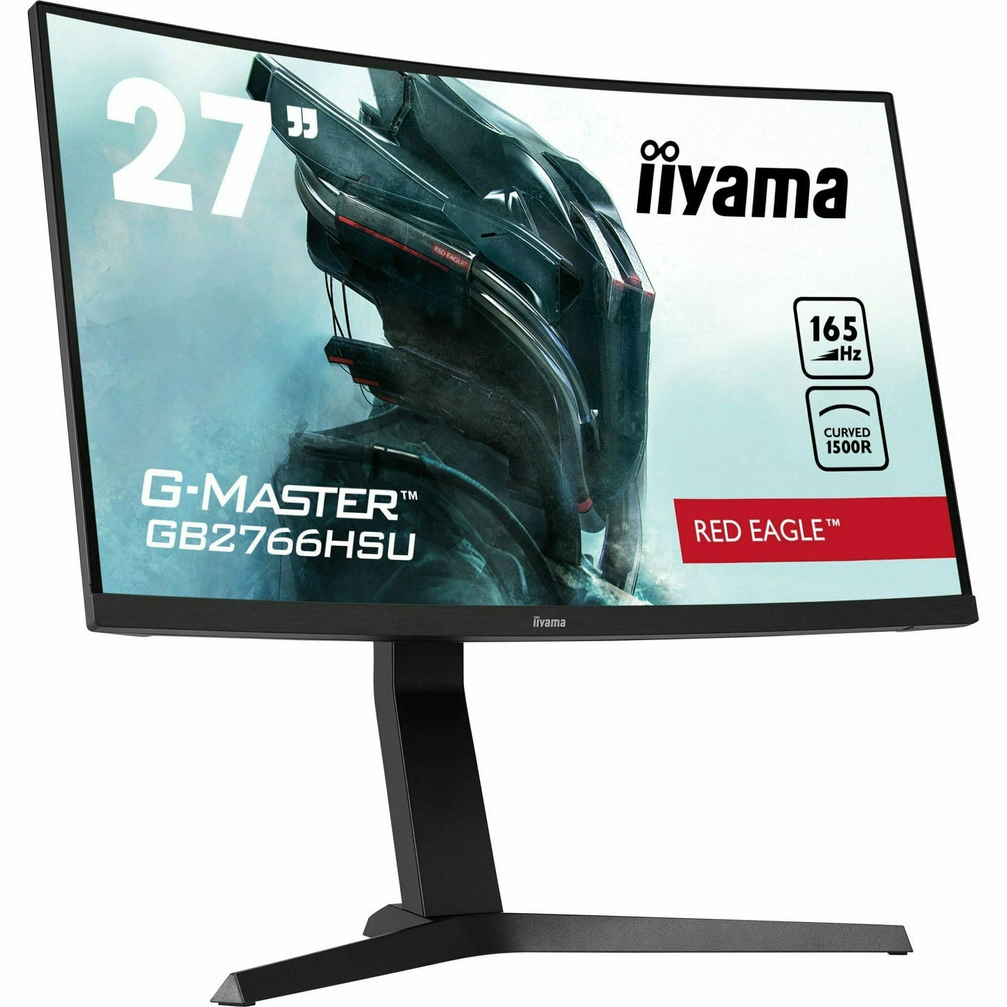 iiyama G-MASTER GB2766HSU-B1 27" 165Hz 1ms 1500R Height Adjust Stand Curved LED Display