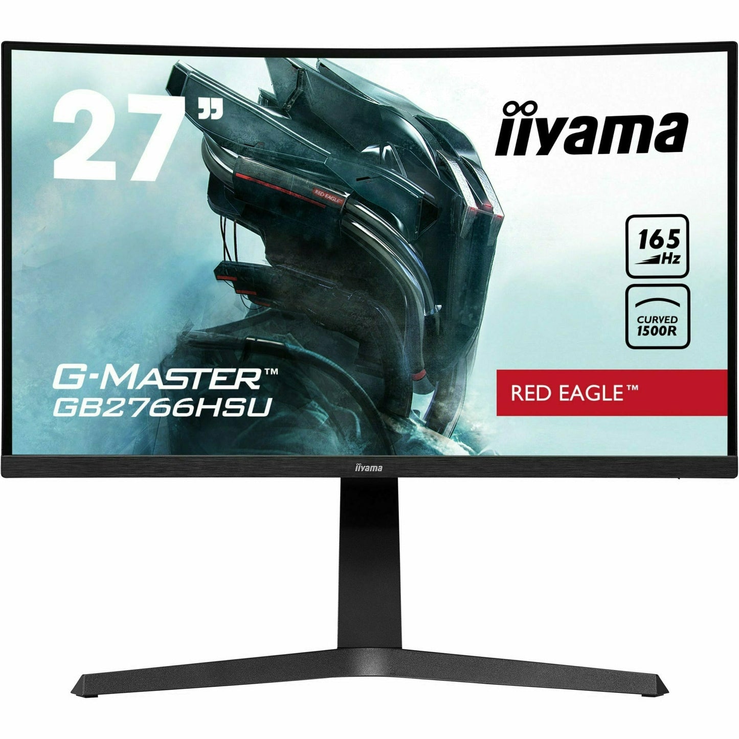 iiyama G-MASTER GB2766HSU-B1 27" 165Hz 1ms 1500R Height Adjust Stand Curved LED Display