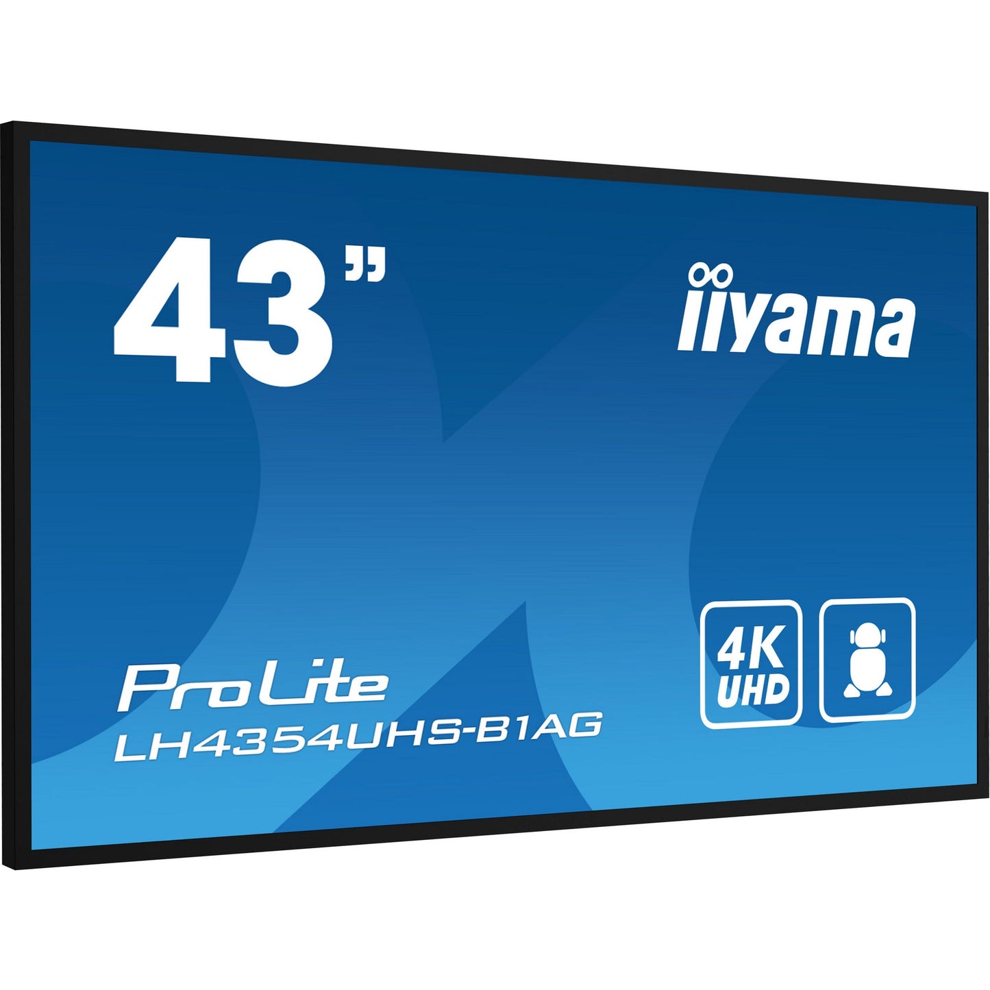 iiyama ProLite 43" 4K UHD Professional Digital Signage 24/7 display with Android OS & FailOver