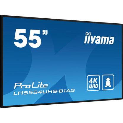 iiyama ProLite LH5554UHS-B1AG 55" 4K UHD Professional Digital Signage 24/7 display with Android OS & FailOver