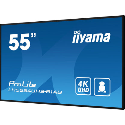 iiyama ProLite LH5554UHS-B1AG 55" 4K UHD Professional Digital Signage 24/7 display with Android OS & FailOver