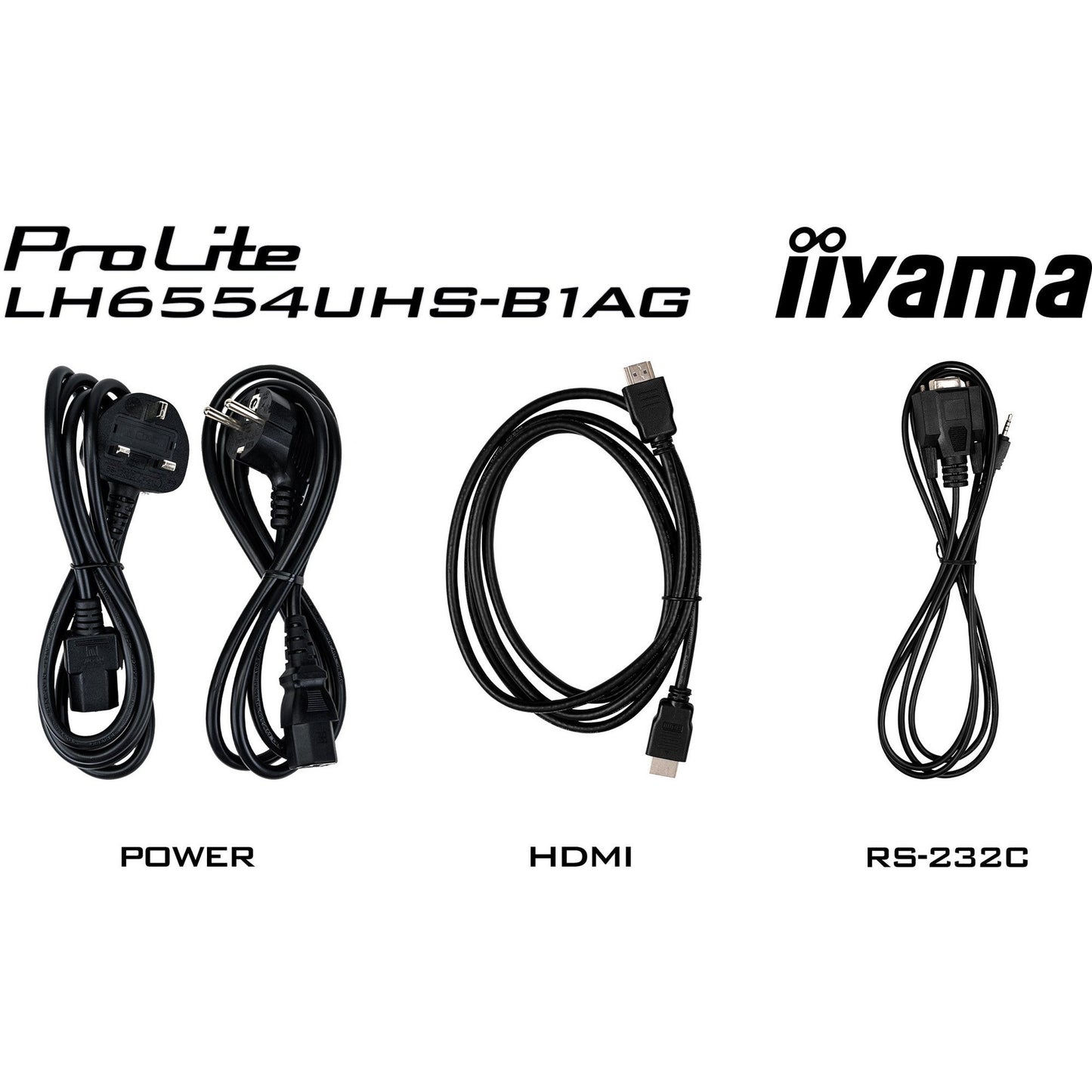 Iiyama ProLite LH6554UHS-B1AG 65" 4K UHD Professional Digital Signage 24/7 display featuring Android OS, FailOver and Intel® SDM slot