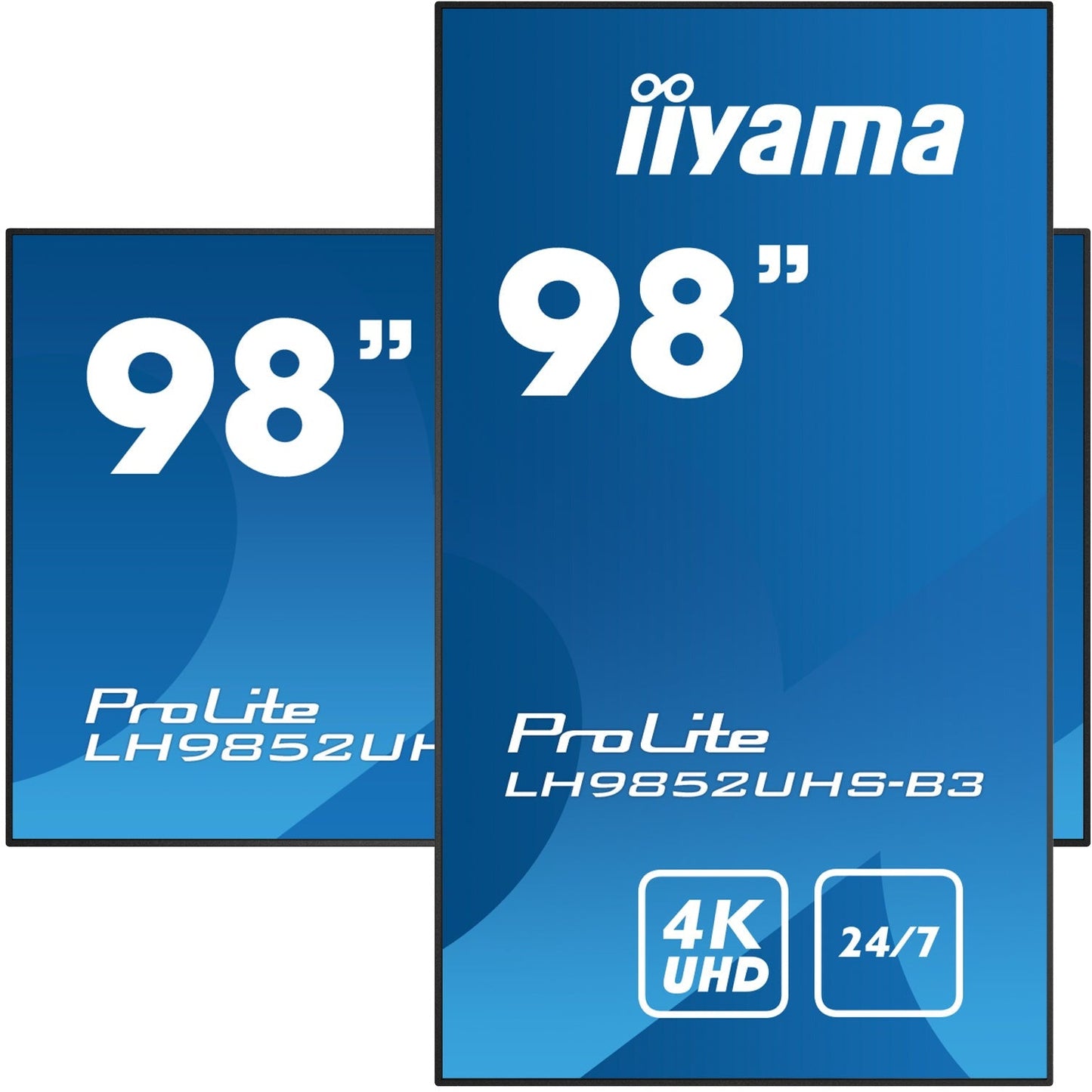 iiyama ProLite LH9852UHS-B3 98" 4K Professional Digital Signage 24/7 LFD