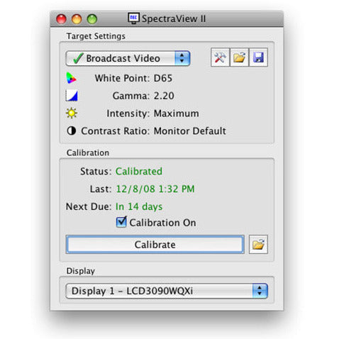 SpectraView II USB License