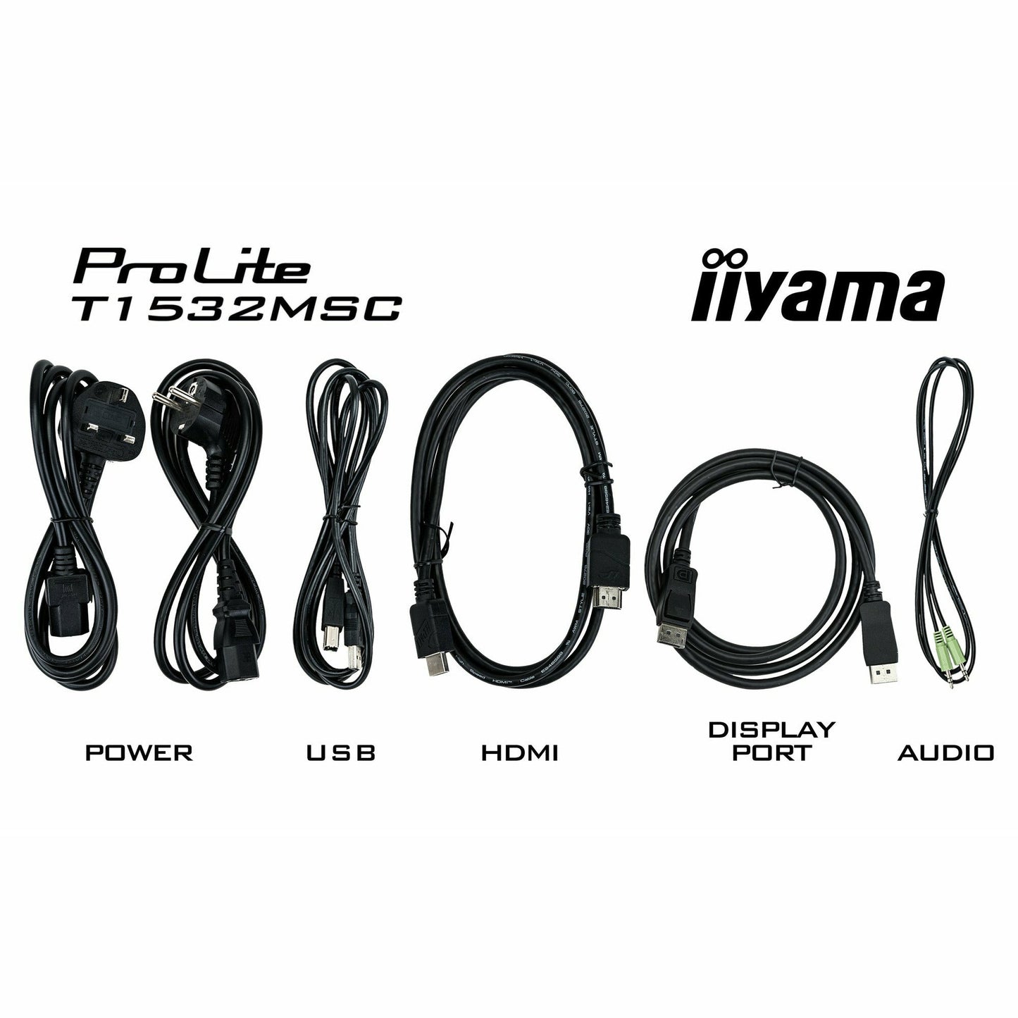 iiyama ProLite T1532MSC-B5X 15" Professional Capacitive Touch Screen Display