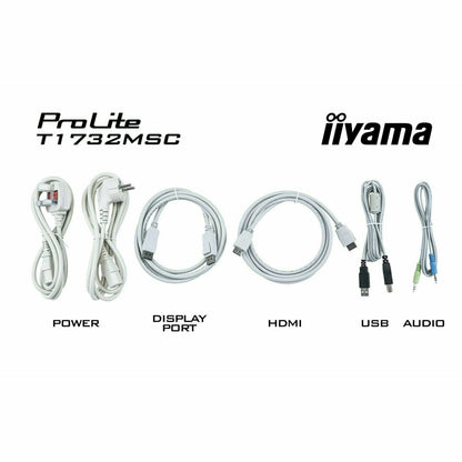 iiyama ProLite T1732MSC-W5AG 17" Professional Capacitive Touch Screen Display in White