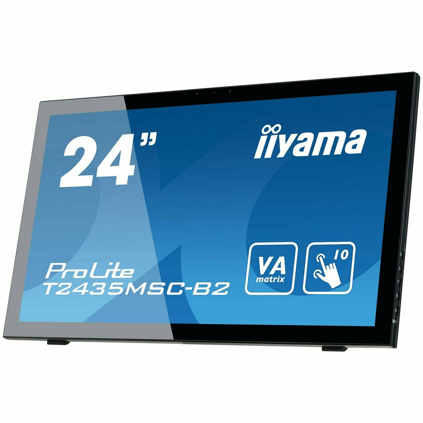 iiyama ProLite T2435MSC-B2 24" 10 pt Touch screen Display with Integrated Webcam