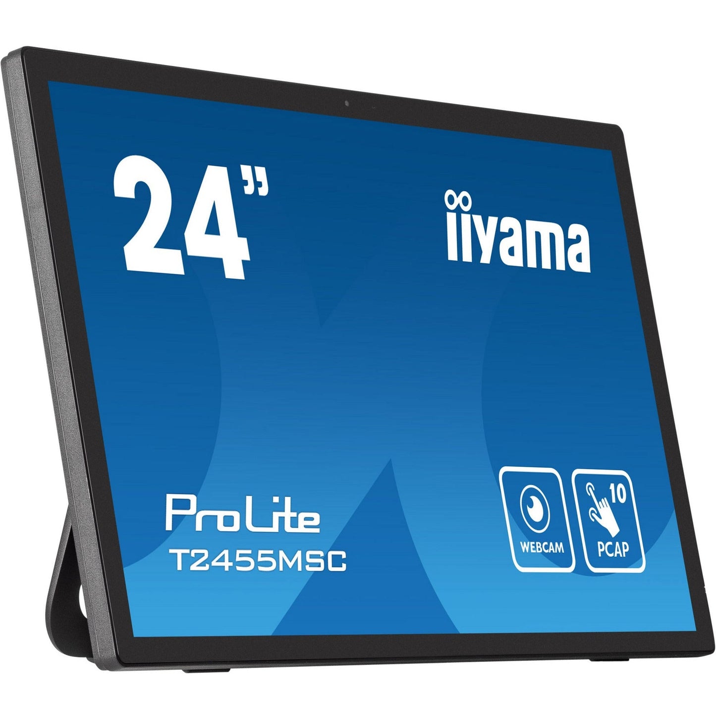 Iiyama ProLite T2455MSC-B1 24" Edge-to-Edge PCAP Touchscreen with Integrated Webcam