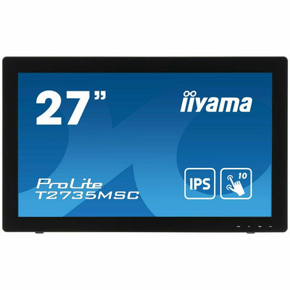 iiyama ProLite T2735MSC-B3 27" 10 pt Touch Screen Display with Integrated Webcam