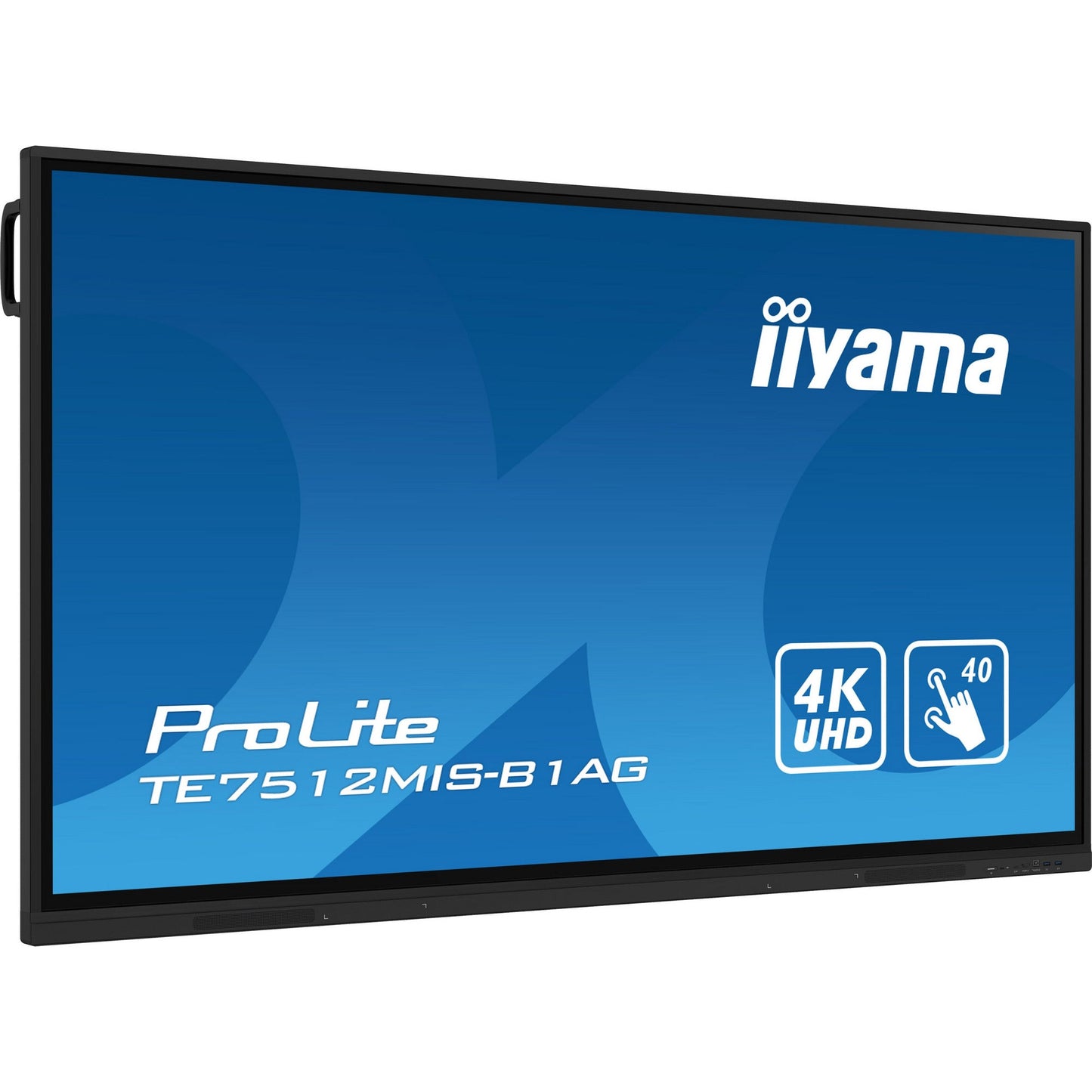 Iiyama ProLite TE7512MIS-B1AG 75" Interactive 4K UHD Touchscreen with User Profiles Software