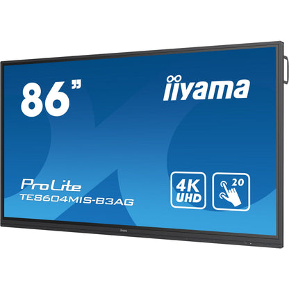 Iiyama ProLite TE8604MIS-B3AG 86" Interactive  4K UHD LCD Touchscreen with Integrated Whiteboard Software