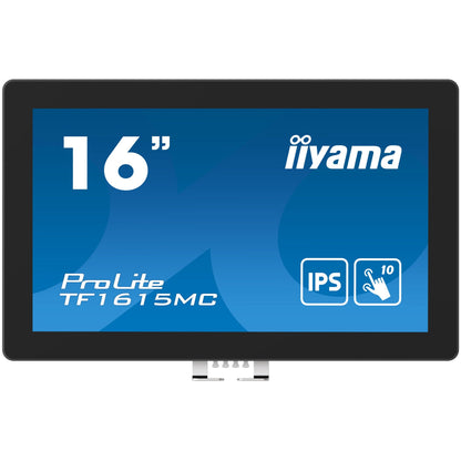 iiyama ProLite TF1615MC-B1 15.6" PCAP IP65 Anti Fingerprint Open Frame Touch Screen Display