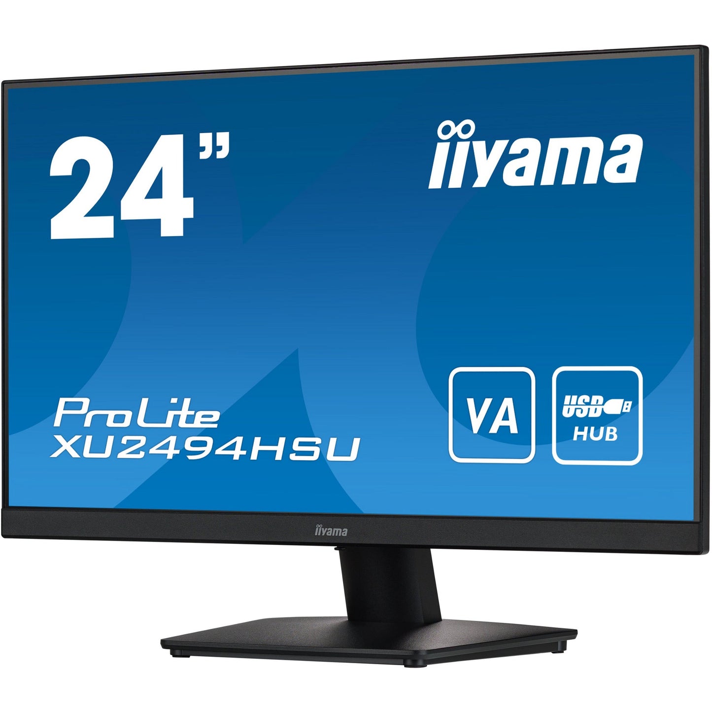 Iiyama ProLite XU2494HSU-B2 24” Full HD VA monitor with Fixed Stand