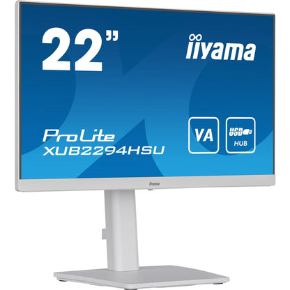 iiyama ProLite XUB2294HSU-W2 22" LCD HD Monitor in White