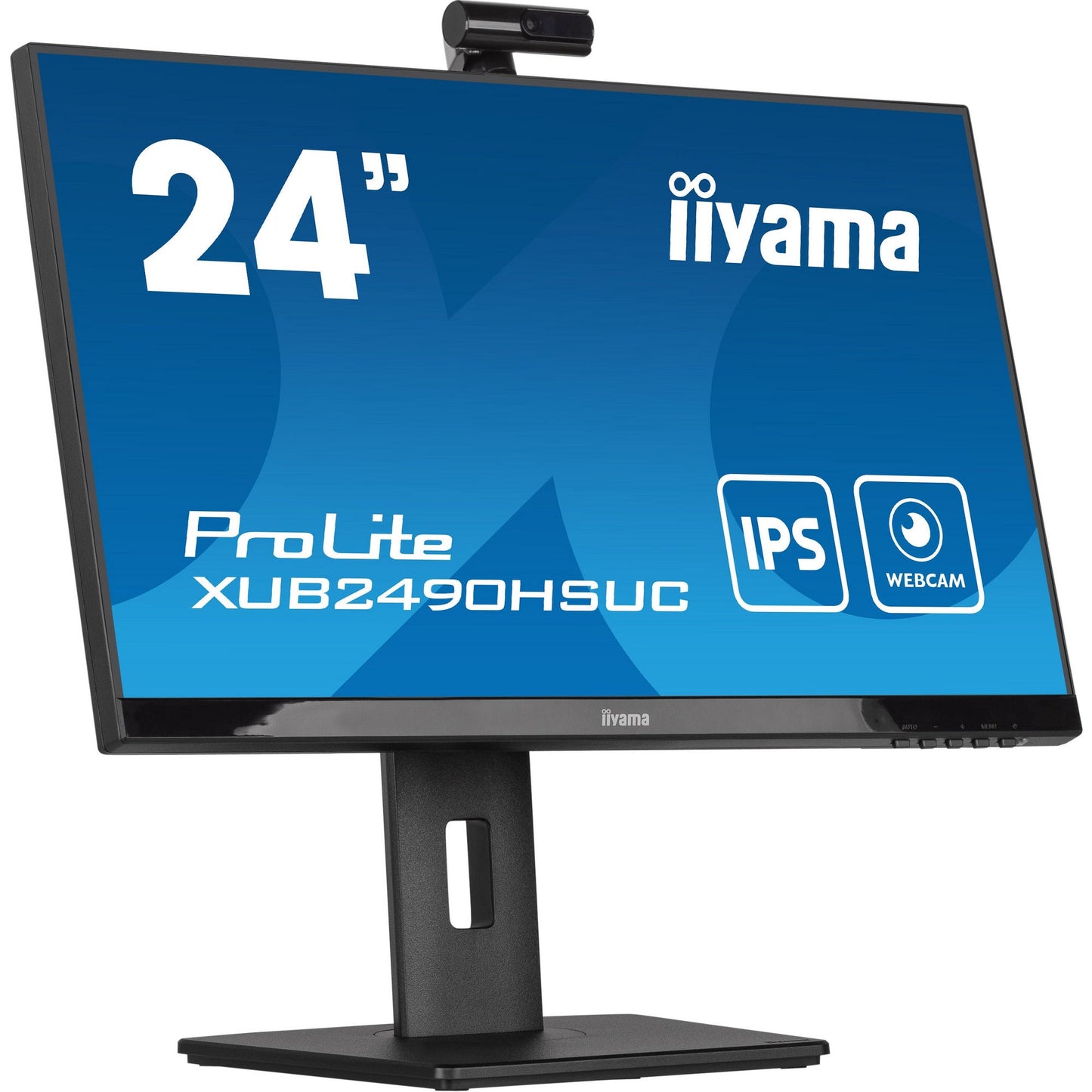 iiyama ProLite XUB2490HSUC-B5 24" IPS LCD Monitor with FHD Webcam