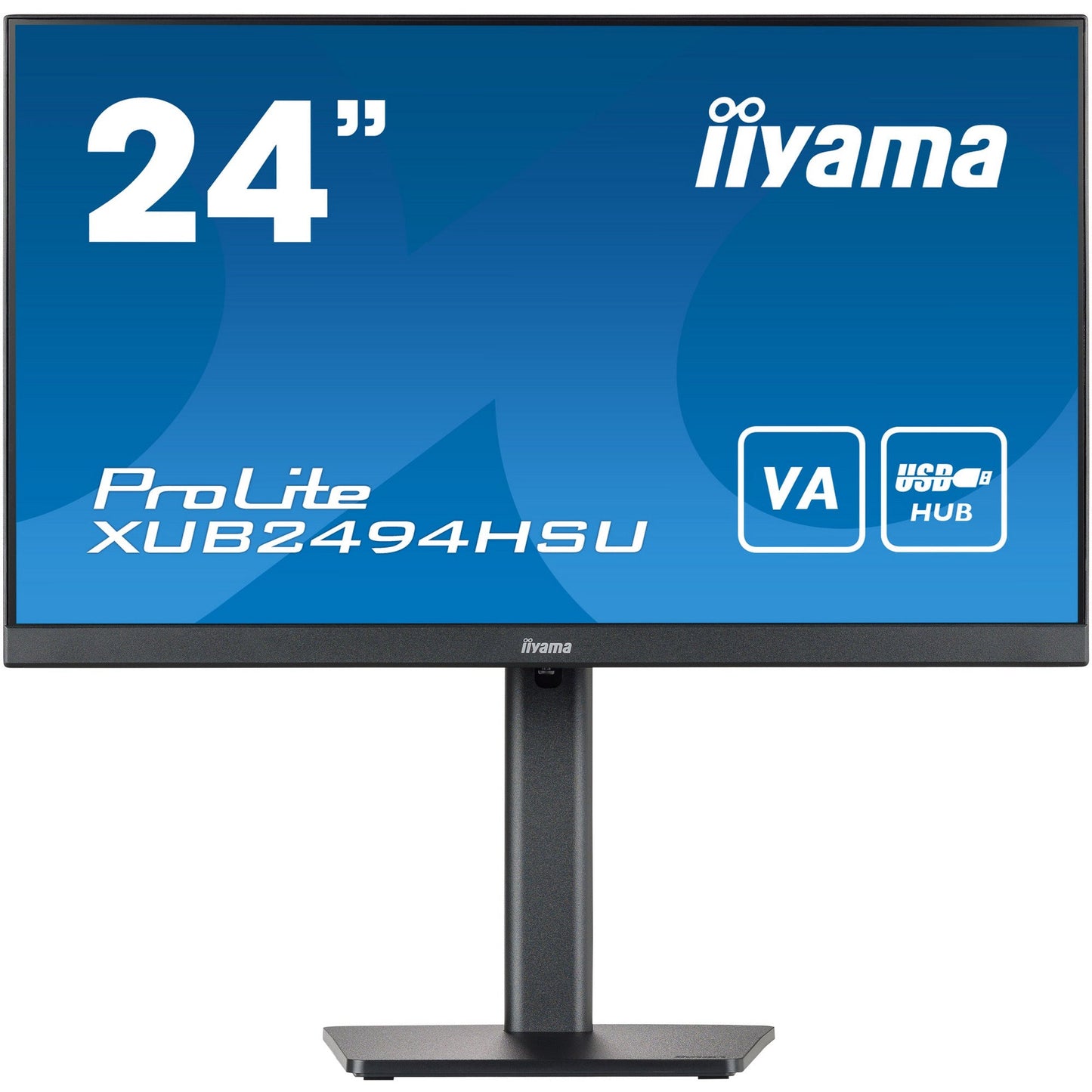 Iiyama ProLite XUB2494HSU-B2 24” Full HD monitor with VA panel and height adjustable stand