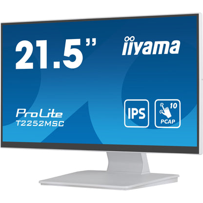 iiyama ProLite computer monitor 54.6 cm (21.5") 1920 x 1080 pixels Full HD LCD Touchscreen Table White
