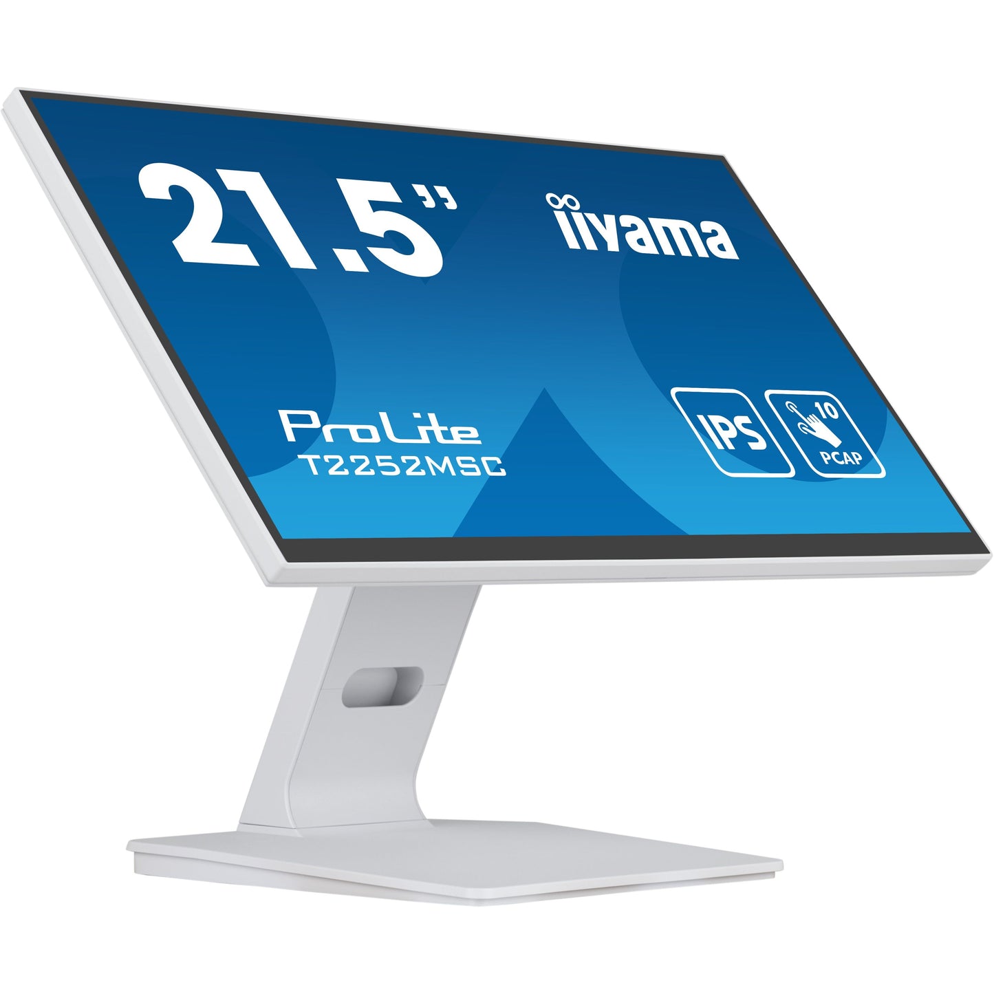 iiyama ProLite computer monitor 54.6 cm (21.5") 1920 x 1080 pixels Full HD LCD Touchscreen Table White