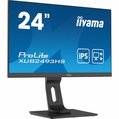 iiyama ProLite XUB2493HS-B4 24" IPS LCD Monitor with Height Adjust Stand