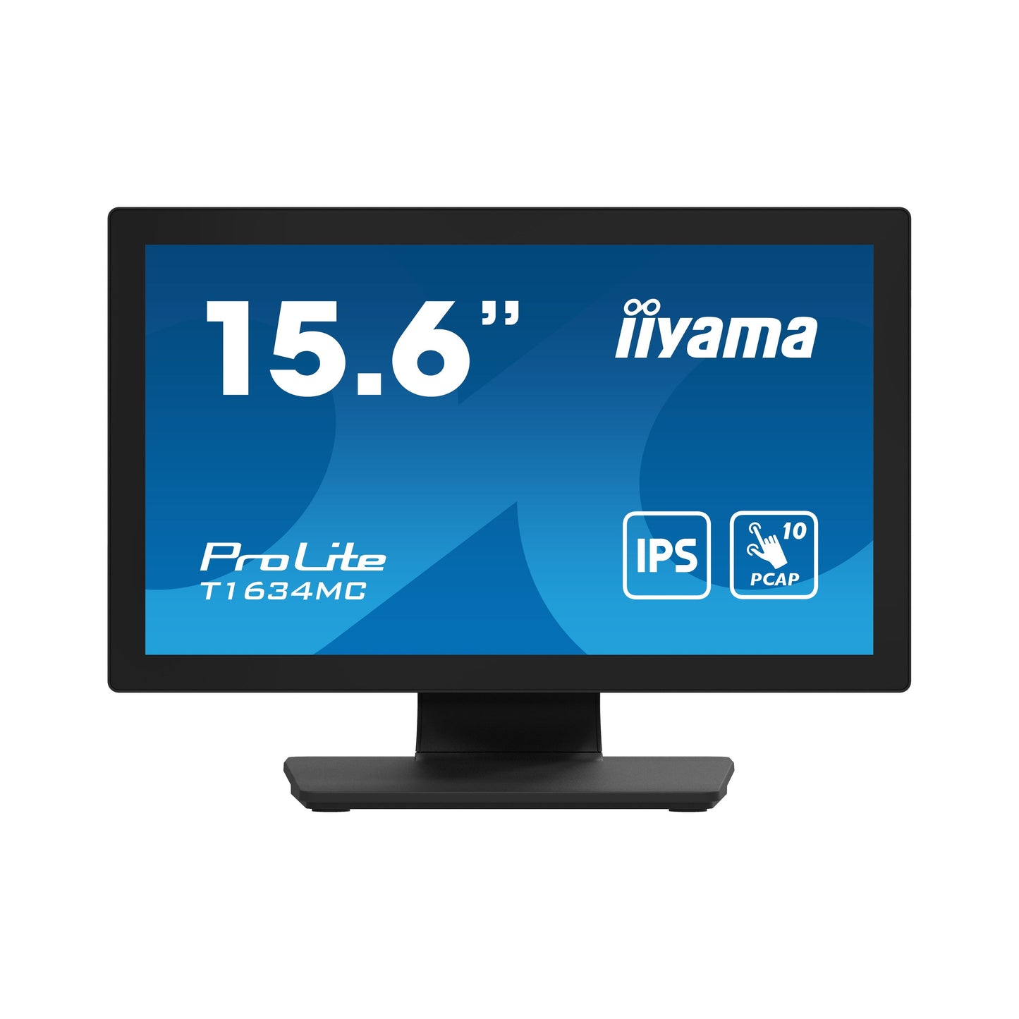 iiyama ProLite T1634MC-B1S computer monitor 39.6 cm (15.6") 1920 x 1080 pixels Full HD LED Touchscreen Black