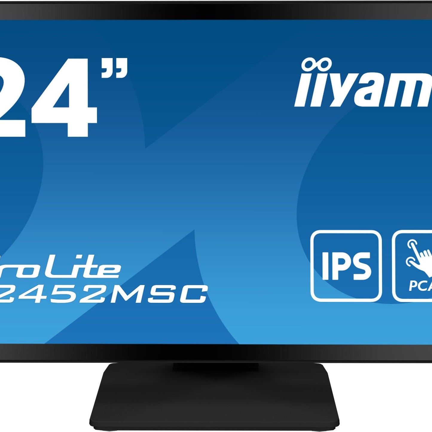 iiyama ProLite T2452MSC-B1 computer monitor 60.5 cm (23.8") 1920 x 1080 pixels Full HD LCD Touchscreen Multi-user Black