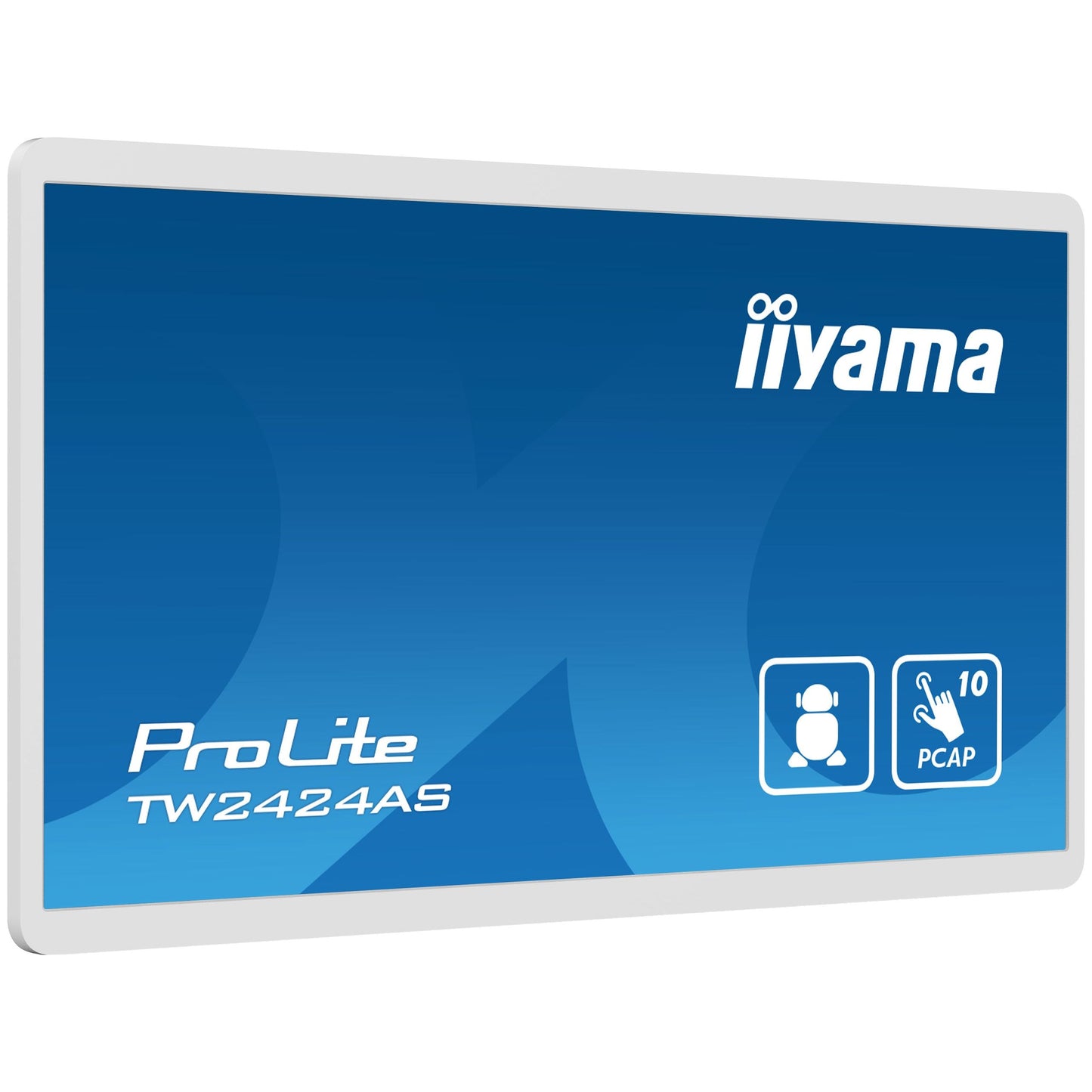 iiyama TW2424AS-W1 Signage Display Digital signage flat panel 60.5 cm (23.8") Wi-Fi 250 cd/m² 4K Ultra HD Black Touchscreen Built-in processor Android 24/7