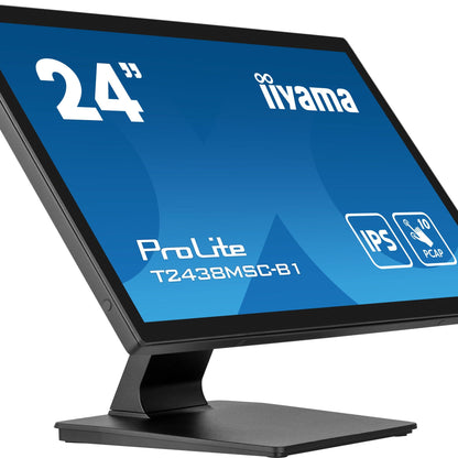 iiyama ProLite computer monitor 60.5 cm (23.8") 1920 x 1080 pixels Full HD LED Touchscreen Black