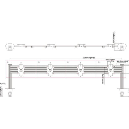 Multibrackets M Deskmount Column Pro MBDM4X1U