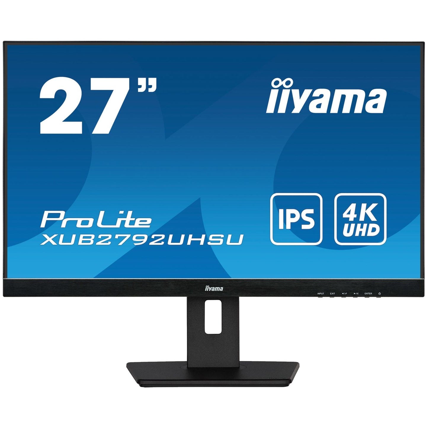 iiyama ProLite XUB2792UHSU-B5 27’’ IPS panel technology, ultra slim monitor featuring 4K resolution