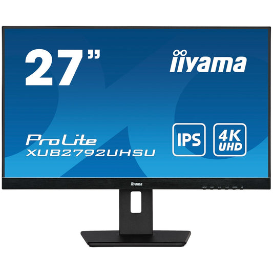 iiyama ProLite XUB2792UHSU-B5 27’’ IPS panel technology, ultra slim monitor featuring 4K resolution