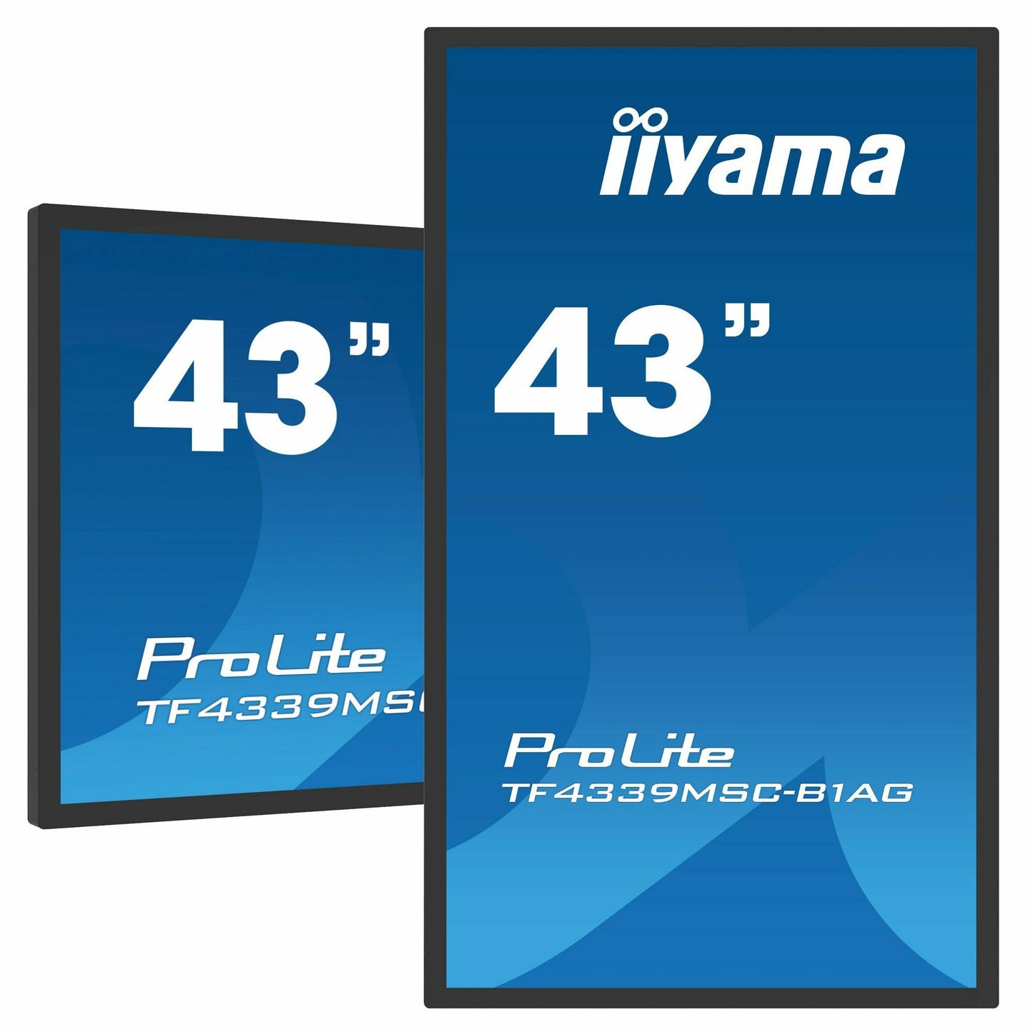 iiyama ProLite TF4339MSC-B1AG 43" Open Frame IPS 12pt PCAP IPS 4K Through Glass Touch Screen with Anti Glare