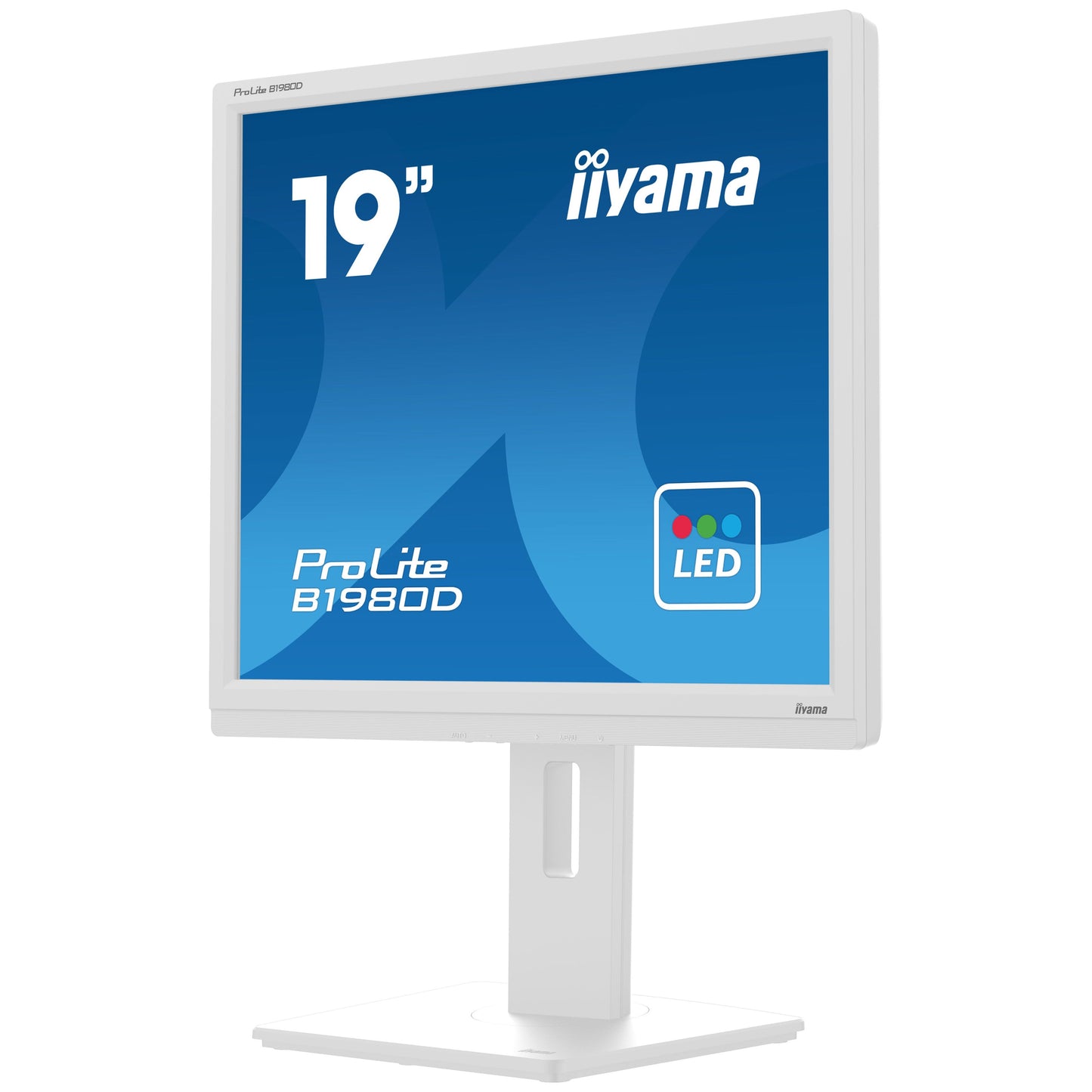iiyama ProLite B1980D-W5 computer monitor 48.3 cm (19") 1280 x 1024 pixels SXGA LCD White