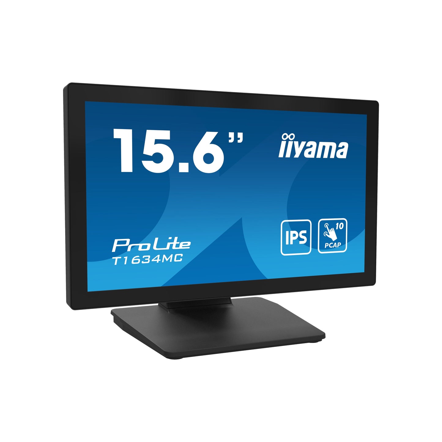 iiyama ProLite T1634MC-B1S computer monitor 39.6 cm (15.6") 1920 x 1080 pixels Full HD LED Touchscreen Black