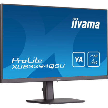 iiyama ProLite XUB3294QSU-B1 computer monitor 80 cm (31.5") 2560 x 1440 pixels Wide Quad HD LCD Black