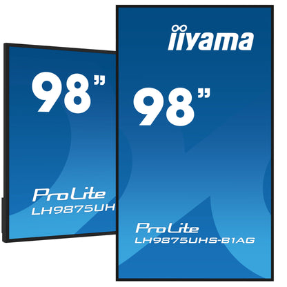 iiyama ProLite LH9875UHS-B1AG 98" 4K Ultra Large Format Display with Android OS
