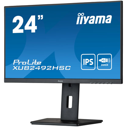 iiyama ProLite XUB2492HSC-B5 LED display 61 cm (24") 1920 x 1080 pixels Full HD Black