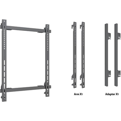 Multibrackets M Pro Series – Fixed Arms Wire 400x600 Single