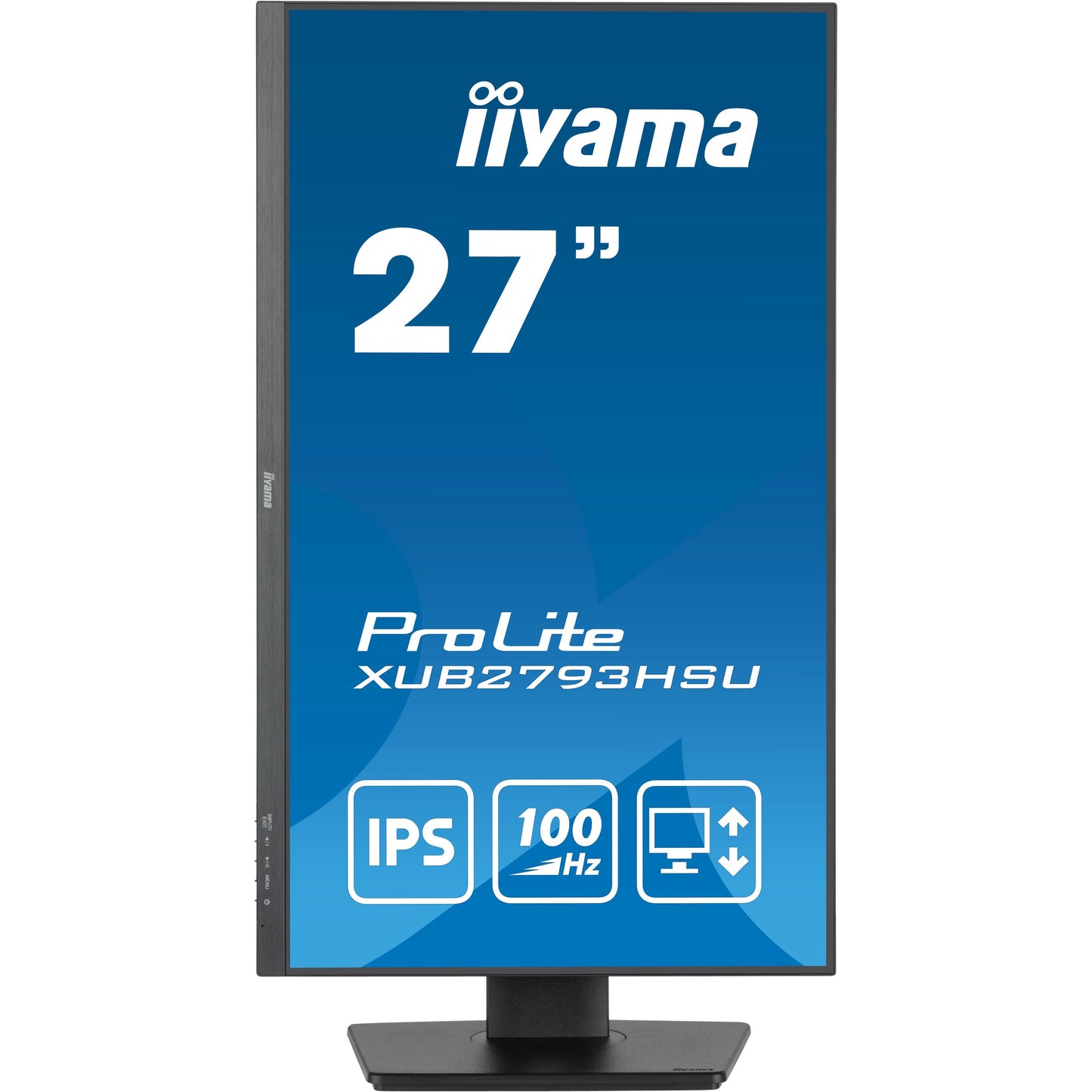 iiyama ProLite XUB2793HSU-B6 27” IPS technology panel with height adjustable stand and 100Hz refresh rate
