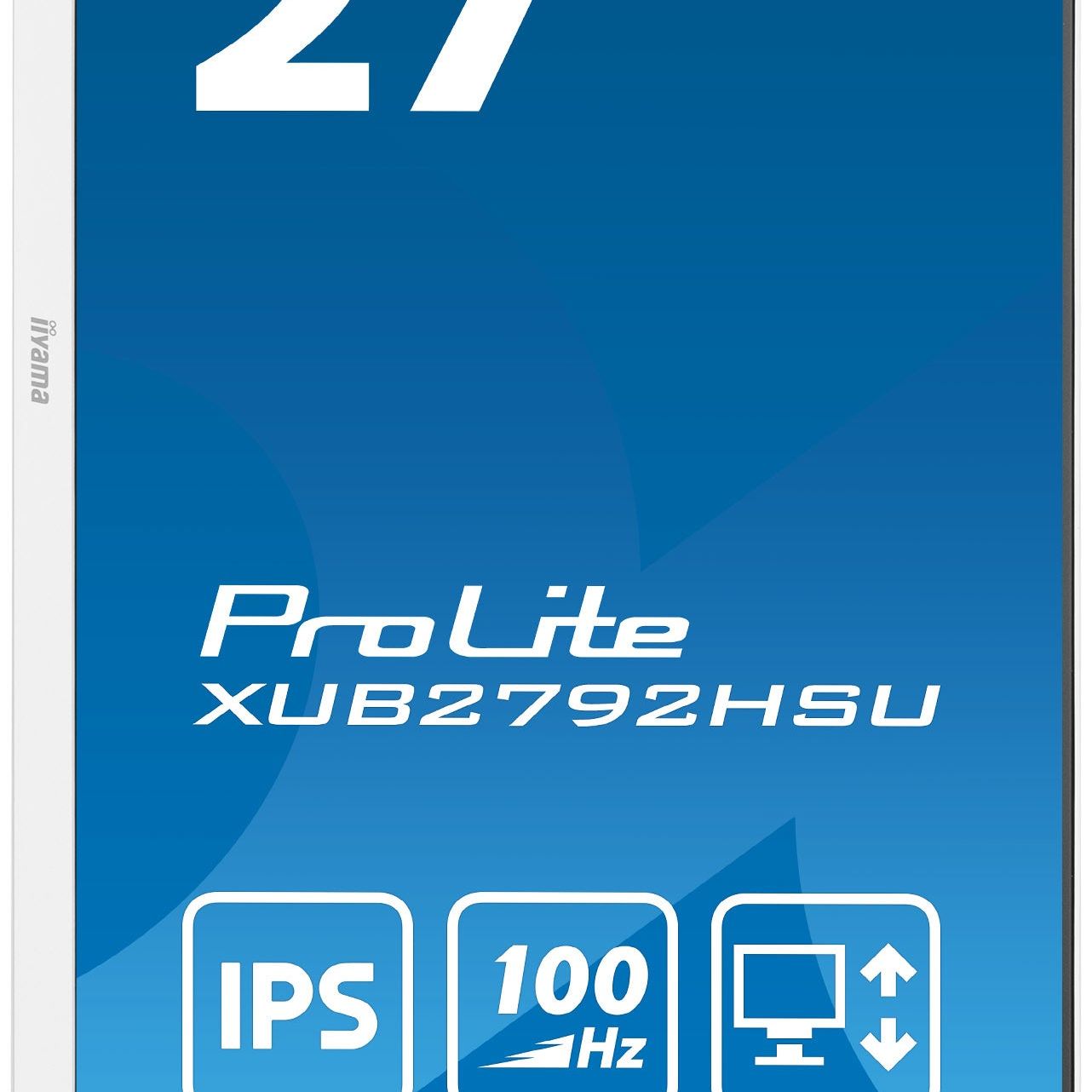 iiyama ProLite XUB2792HSU-W6 27" IPS 100Hz LED Full HD Display in White