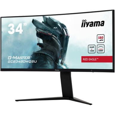 iiyama G-Master GCB3480WQSU-B1 34" VA 180Hz 1500R Ultra Wide Curved Gaming Monitor