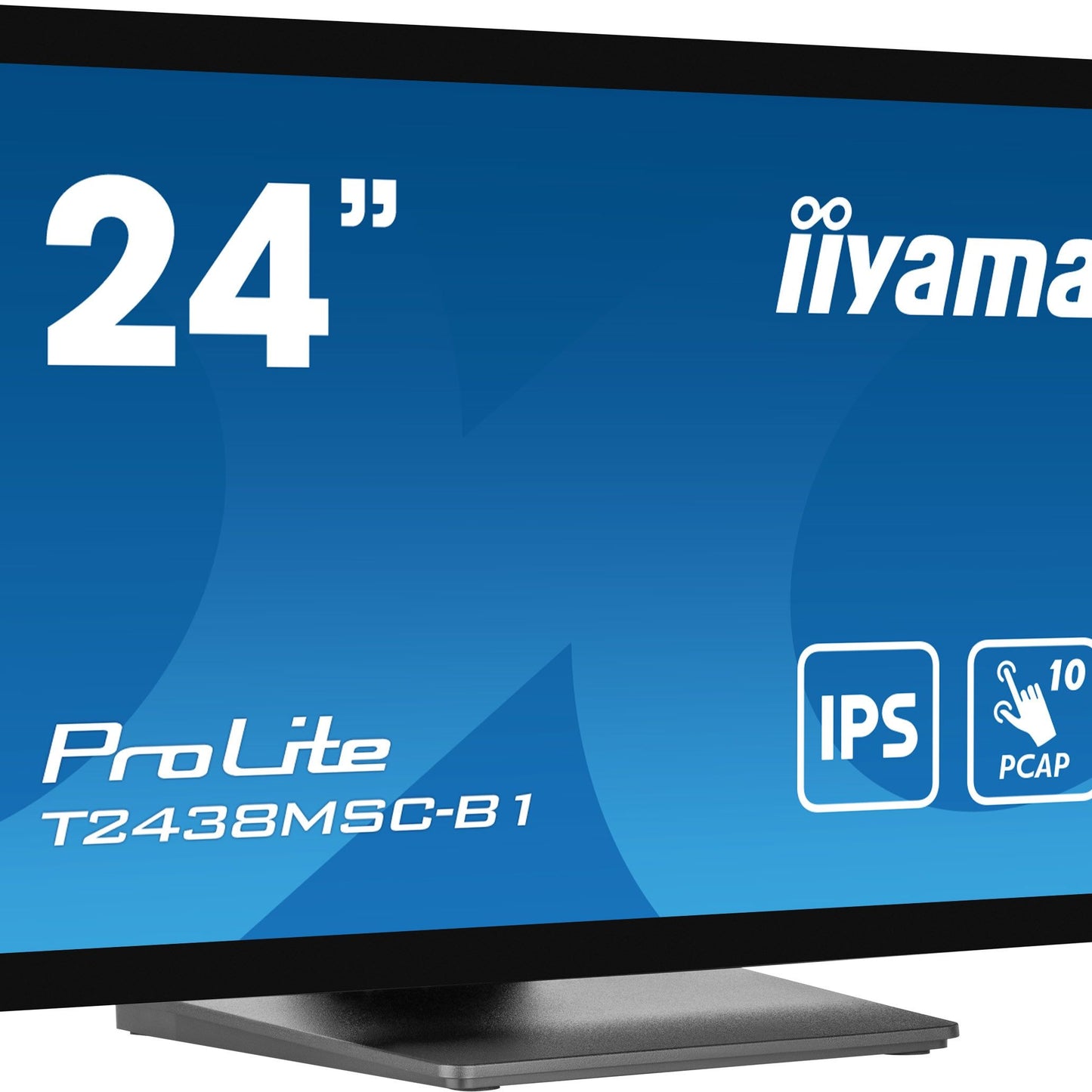 iiyama ProLite computer monitor 60.5 cm (23.8") 1920 x 1080 pixels Full HD LED Touchscreen Black